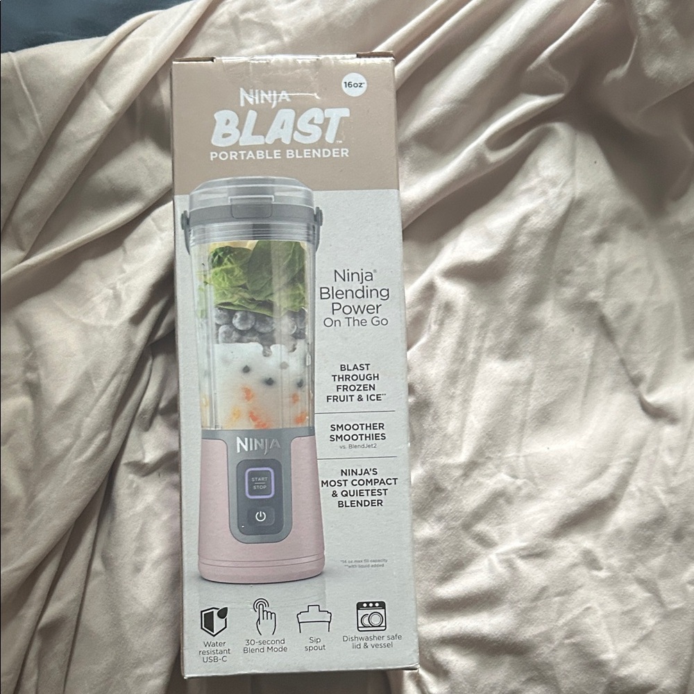 Ninja Blast Portable Blender - Soft Pink